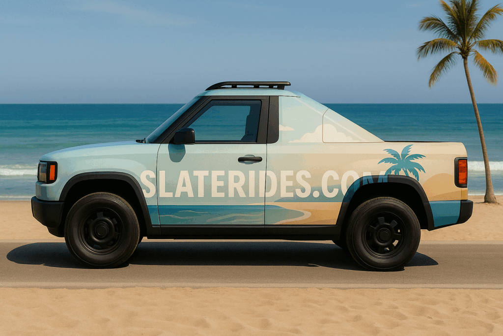 SlateRides California Beach Cruiser customization concept